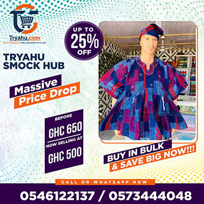 Affordable Smocks Online | Buy Ghanaian Fugu at Tryahu